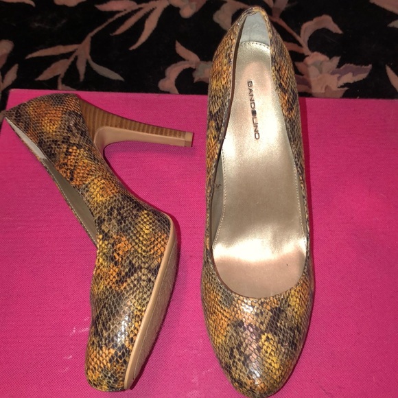 Bandolino snakeskin heels size 11, never worn! - Picture 4 of 5